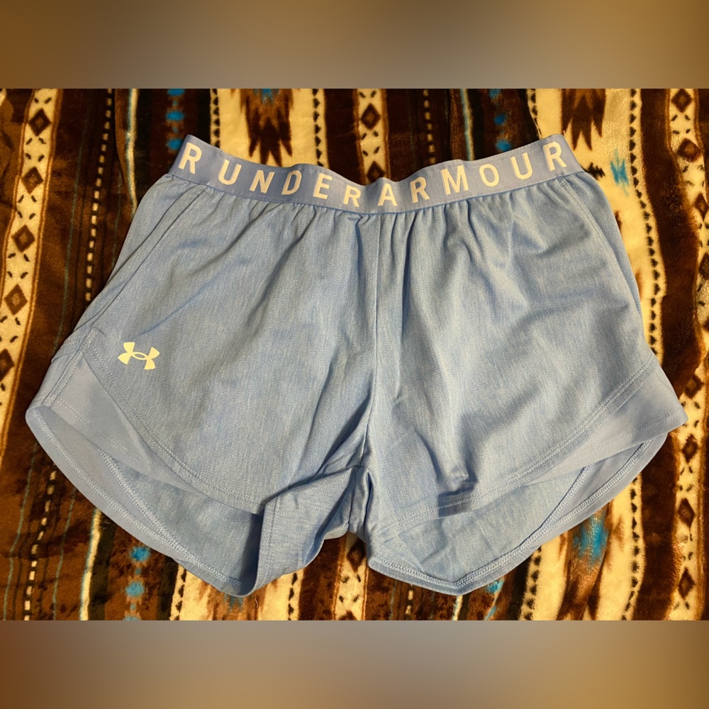 Under Armour Women's Light Blue Athletic Shorts